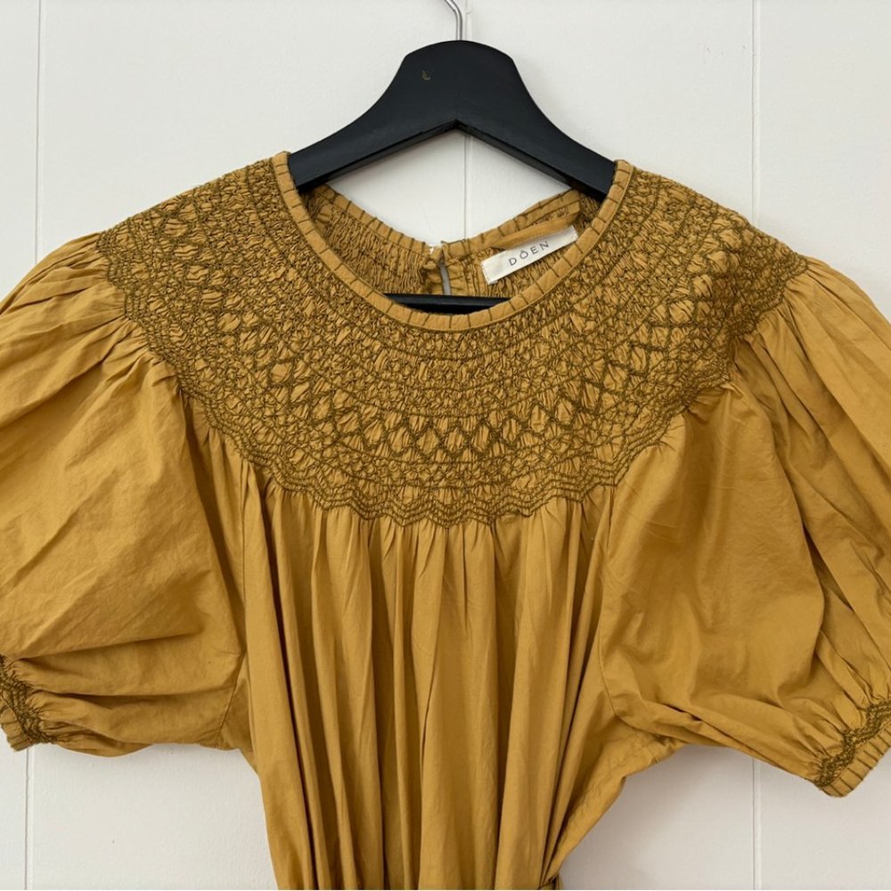 Doen Like New Mustard Maxi Dress